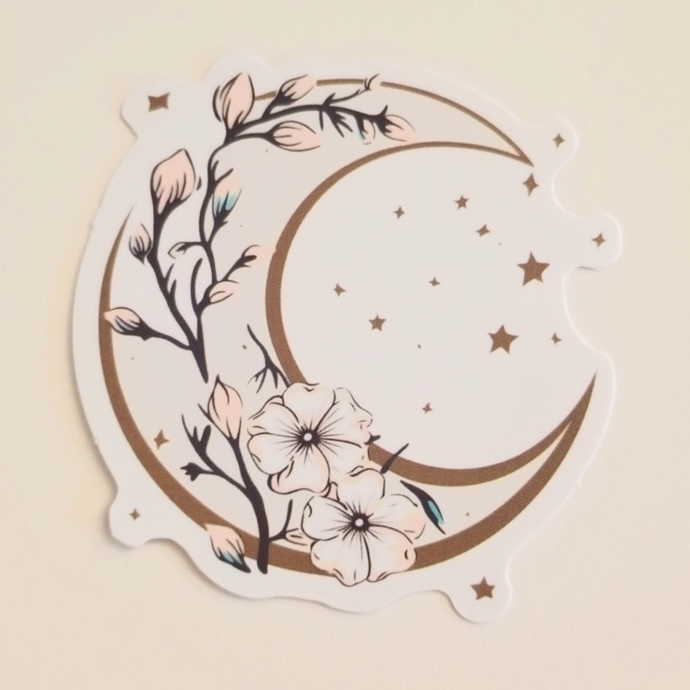 10/$10 Moon Sticker